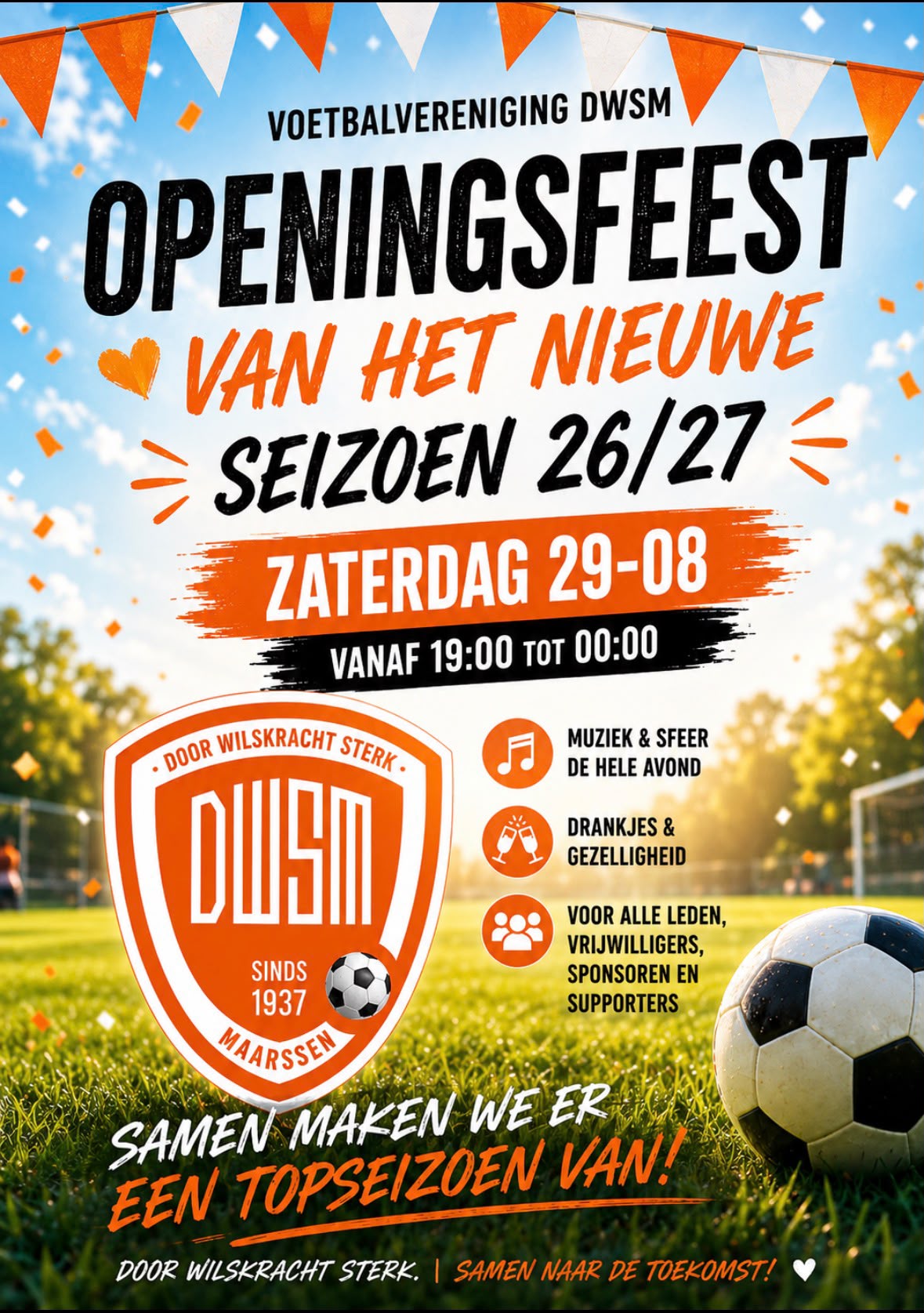 Seizoens opening! 🥳